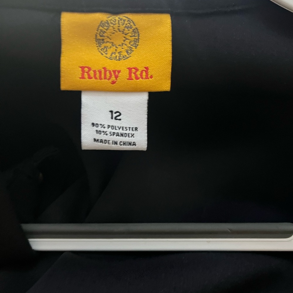 Ruby Rd. Black Button-Up Dress - Picture 11 of 12